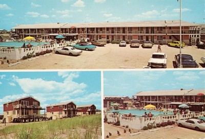 Postcard Sea Spray Motel and Apartments Beach Haven New Jersey 1975 Bay Avenue