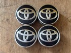 x4 Original Toyota Yaris Aygo Prius 52mm Alloy Wheel Centre Caps Set