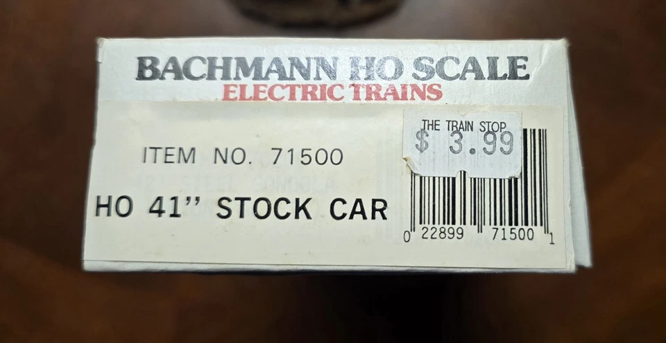 Bachmann HO 41' Union Pacific Stock Car 47736 Vintage - Image 2 of 2