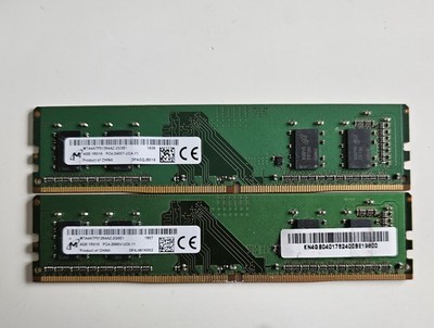 Micron 4GB RAM  1Rx16 PC4-2400T-UCA-11 MTA4ATF51264AZ-2G3B1 PC RAM