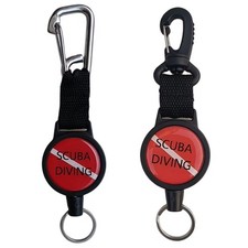 Diving Lanyard Stainless Steel Spring Coil for Securing Luggage and Outdoor Tool