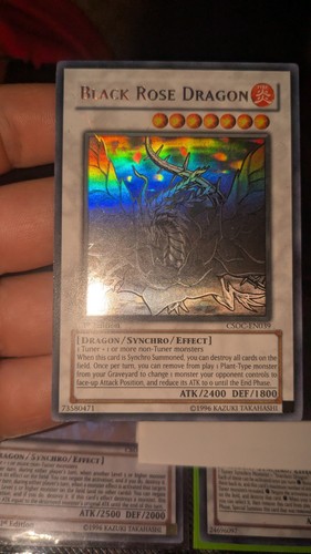 Black Rose Dragon [Ghost Rare 1st Edition] CSOC-EN039 YuGiOh Crossroads of Chaos card