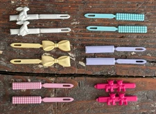 Vintage Goody Barrettes Lot Plastic 80’s Asst. Styles And Colors 12pcs.