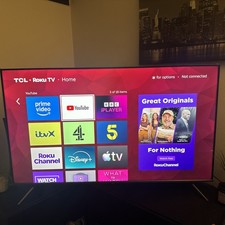 TCL 50RC650K Roku TV 50" Smart 4K Ultra HD HDR QLED TV - Opened-Never Used 
