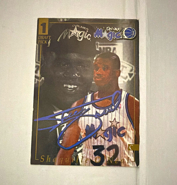 Shaquille O'Neal 1992 Classic Draft Picks Autographs