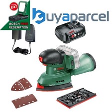 Bosch UniversalSander 18v 18V-10 Cordless Multi Palm Sander 1 x 2.0Ah Battery