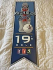 Vintage Michelob Light Beer 30 x 10 Sign Tin PGA Tour Official Beer 19th Hole
