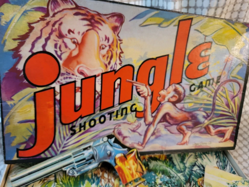 Vtg 1942 Corey Game Co Jungle Shooting Game RARE! Boston MASS - Image 3 of 4