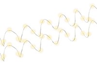 Goobay 44590 2X 20Er Led-Silberdraht-Lichterkette, Inkl. Timer - Stimmungsvolle