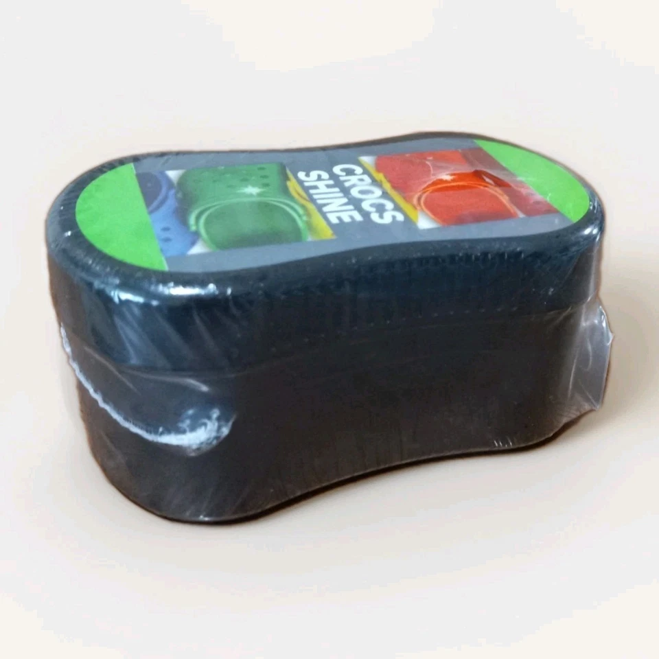 Crocs Shine Shoe Cleaner & Conditioner Sponge – Polisher for Crocs Footwear NEW - Image 2 of 2