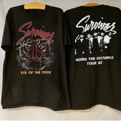 Survivor Eye Of The Tiger Going The Distance Tour '82 Shirt EN480