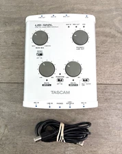Tascam US-122L USB 2.0 Audio/MIDI Interface External Sound Card 4 Aux Mic Guitar