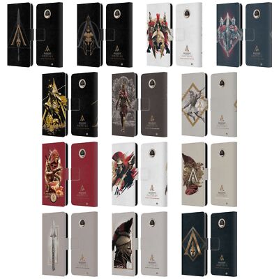 ASSASSIN'S CREED ODYSSEY ARTWORK LEATHER BOOK WALLET CASE FOR MOTOROLA PHONES 2