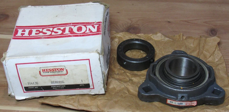 COJINETE DE BRIDA HESSTON #714135, FAFNIR GRFD 1 3/8 Foto 2 de 2