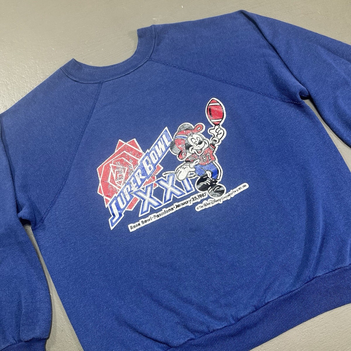 Vintage Champion Mickey Mouse Disney Crewneck Sweatshirt 80s L 