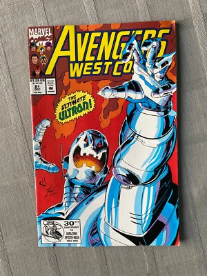 AVENGERS WEST COAST N°89 VO Englisch Erste Ausgabe Sehr Gut - Bild 1 von 4
