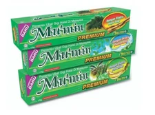 Mu'min Premium Toothpaste With Miswak Sugi Wood Extract - 3 X 125g - Halal