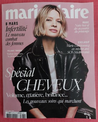 MARIE CLAIRE Magazin Nr. 871 APRIL 2025 MELANIE THIERRY. Interview 8 Seiten.