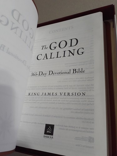 God Calling 365-Day Devotional Bible by Barbour Publishing Staff 2013 - Picture 8 of 9