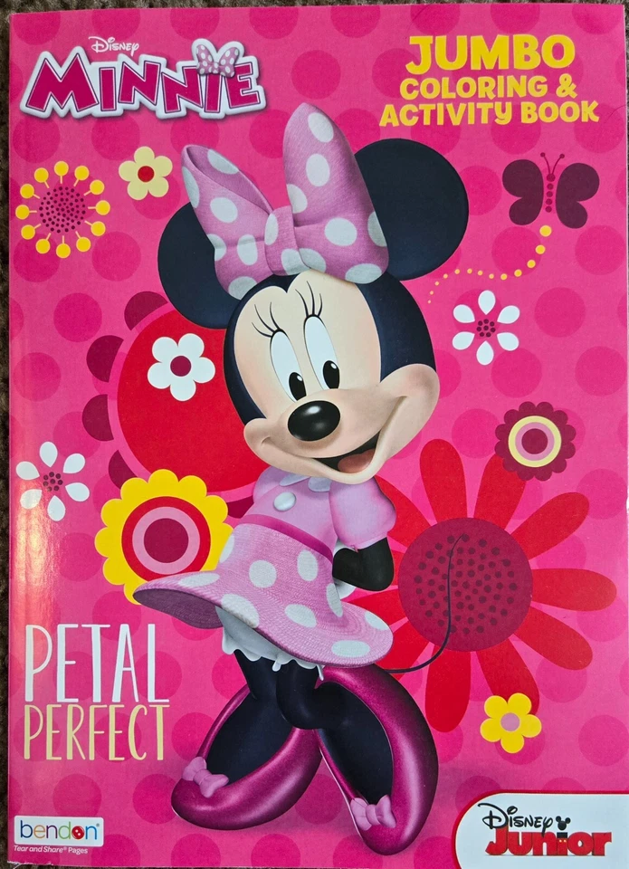 By Broward Toys 米妮老鼠可重复使用派对托特包套装 Colorig Book — 第 3/4 张图片