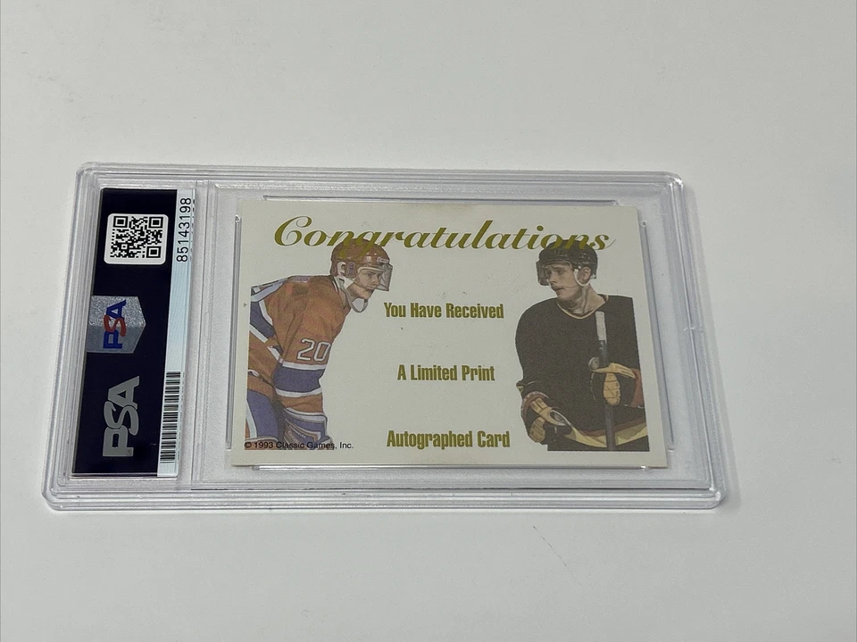 Signed Pavel Bure & Valeri Bure Autographed 1993 Classic Card (PSA) Autographed - Image 3 of 3
