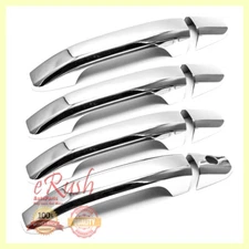 FOR 2015-2019 CHEVROLET SUBURBAN+TAHOE CHROME DOOR HANDLE COVER NO SMART KEY CUT