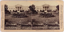 Usa.United States.Washington.President's Mansion.Palais du .Photo Stereo Underwood.