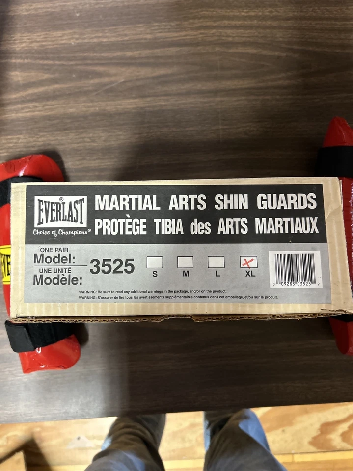 Espinilleras de colección Everlast Martial Arts modelo 3525 talla XL Foto 3 de 3
