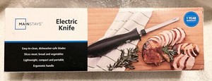 Brand new portable easy to clean mainstays electric knife