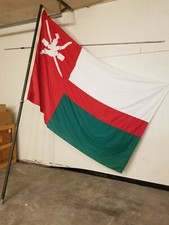 USA made for embassy united states government OMAN FLAG Outdoor 100% Cotton 6x9'
