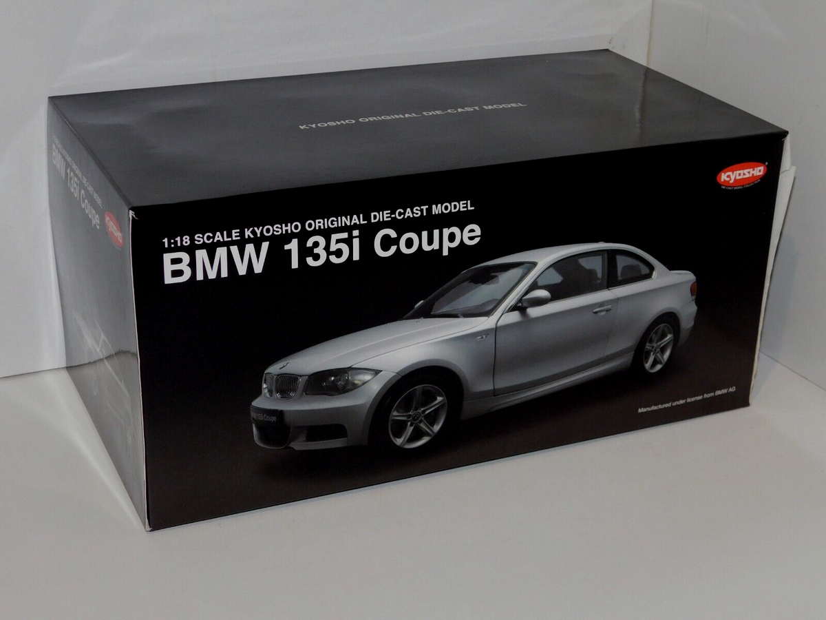 BMW 135i COUPE (E86) 2007 SILVER KYOSHO 08722S 1:18 | eBay