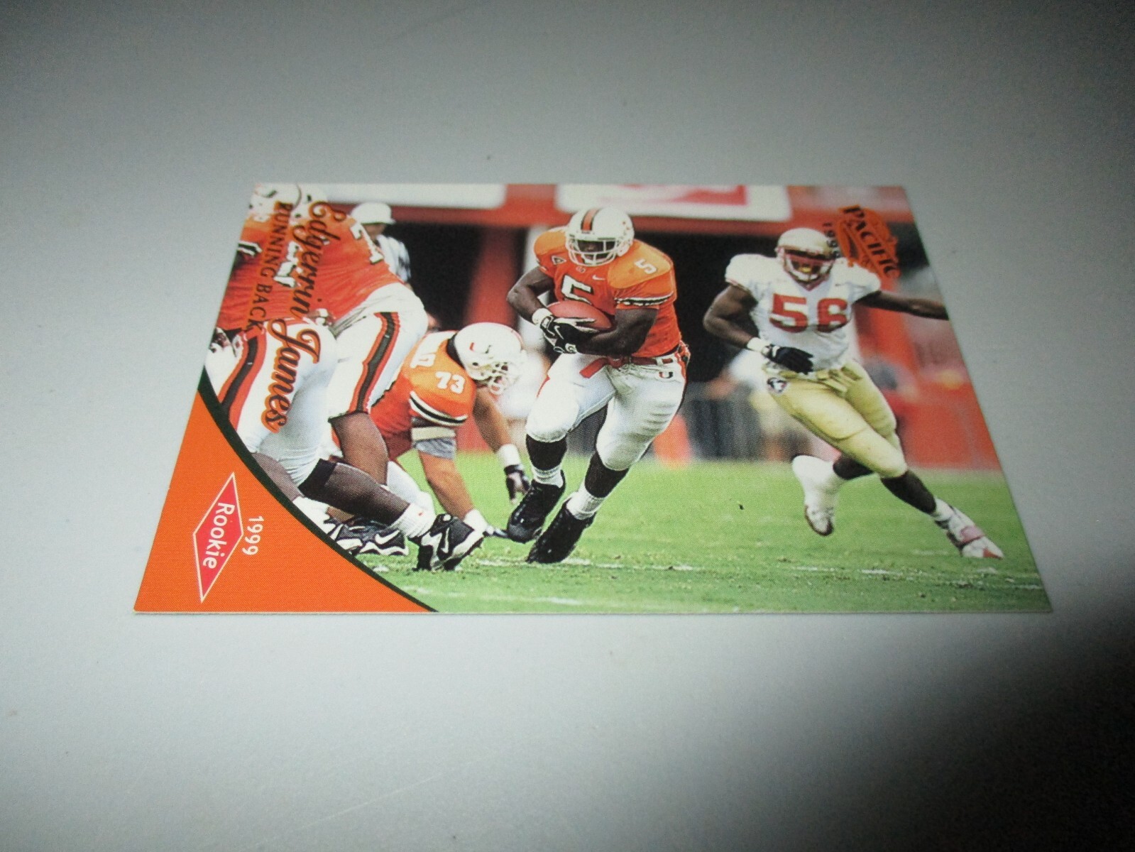 Edgerrin James 1999 Pacific Rookie RC #437