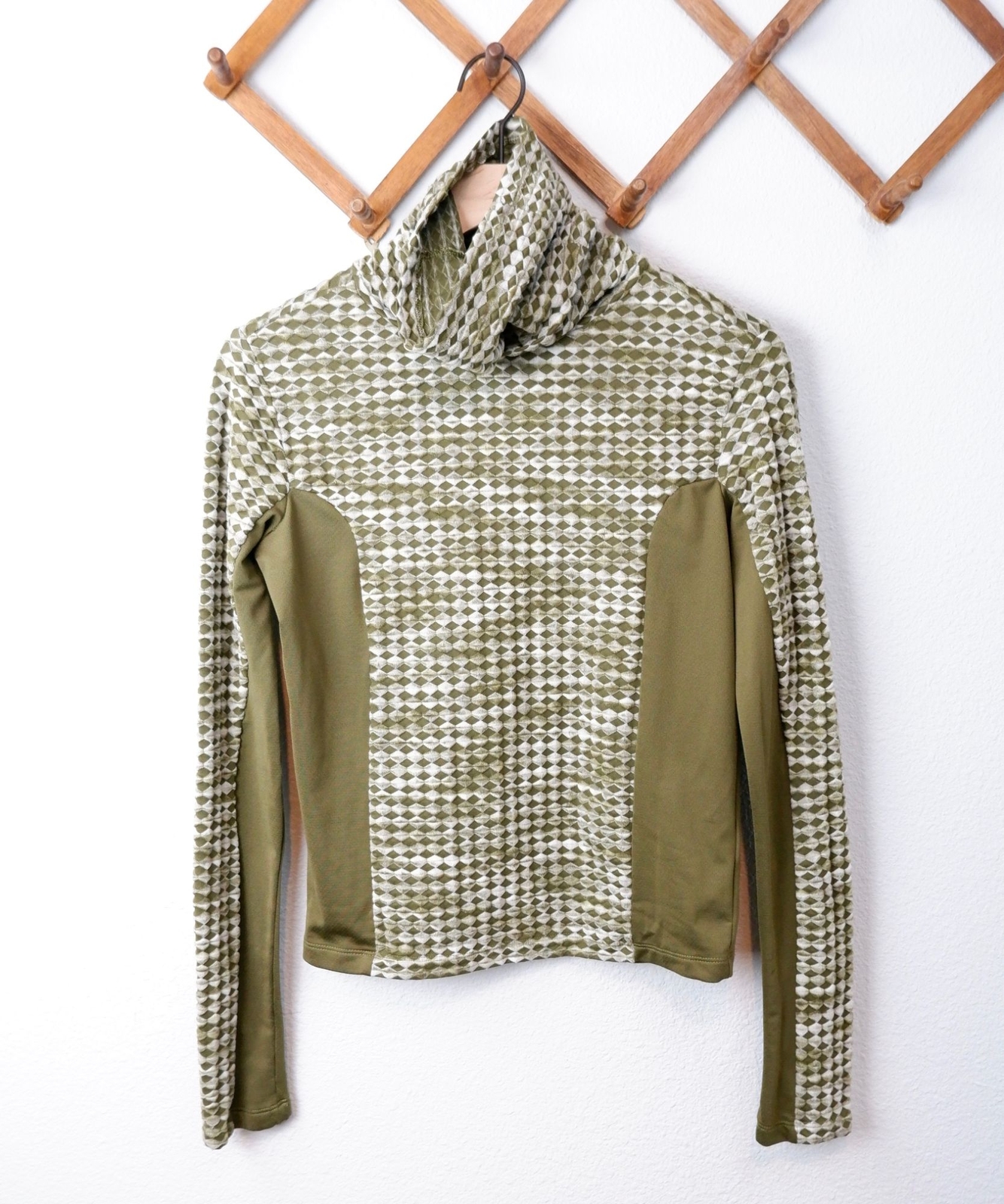 Nike Pro Hyperwarm Mock Neck Brushed Pullover, sm… - image 13