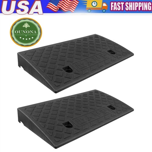 Rise Driveway Curb for Ramps,Driveway Ramp Car Slope Ramp for Loading