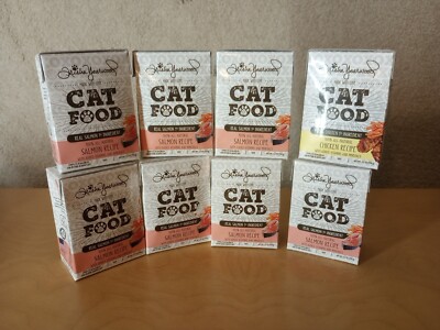 7X Trisha Yearwood Cat Food Salmon Pate 100% Natural 5.5oz New BB 12/24 #5