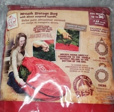 Tree Keeper Christmas Wreath Storage Bag Direct-Suspend Handle Santa's Bags Best