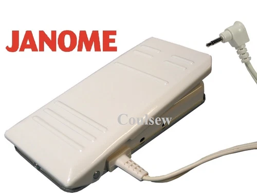 JANOME SEWING MACHINE FOOT CONTROL WHITE METAL Electronic Pedal 100% GENUINE