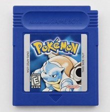 Pokemon Blue Version Nintendo Game Boy, 1998 GBC Authentic New Save Battery