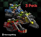 Pop Goes the Monkey 3x Boss Hawg Bikers Ork Warboss Warbike Unbuilt — photo 1