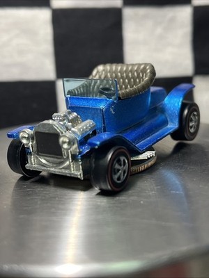 1968 Hot Wheels Redline Hot Heap HK Medium Blue Dark Int. **NEAR MINT PLUS**