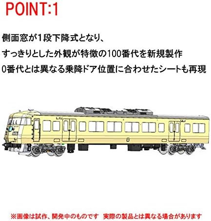 TOMIX Ngauge JNR 117 100 Series Suburban Train New Rapid Set