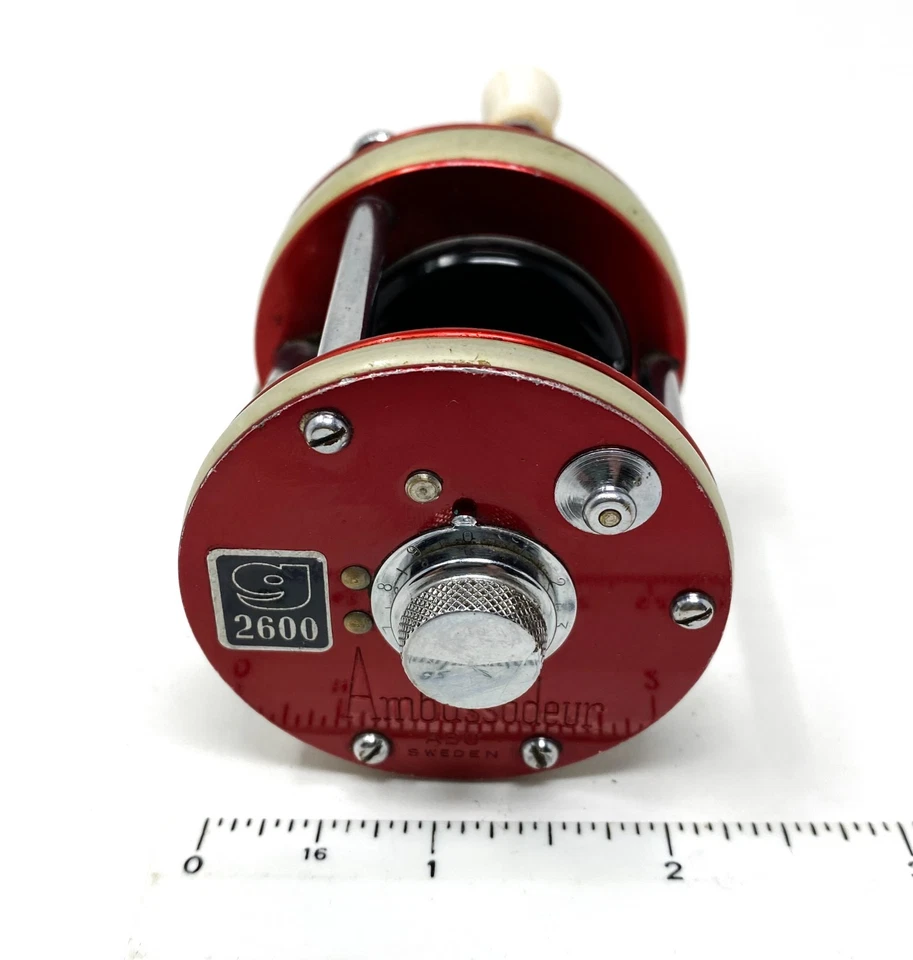 ABU Ambassadeur 2600 G Fishing Bait Cast Reel Early 1960s Svängsta Sweden Nice! - Image 2 of 4