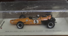 Spark 1968 McLaren M7A Belgian GP Winner Bruce McLaren 1:43 Resin Orange w/ Case