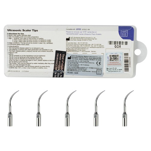 Woodpecker DTE Dental Ultrasonic Scaler Tips Endo Perio Scaling ED GD PD - Picture 26 of 104