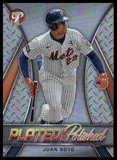 Juan Soto 2025 Topps Pristine #PP-8 Plated and Polished New York Mets