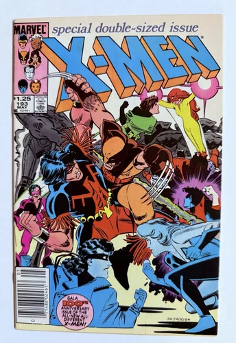 Uncanny X-Men #193 1985 1st App of Fire star Double Sized High Grade Key