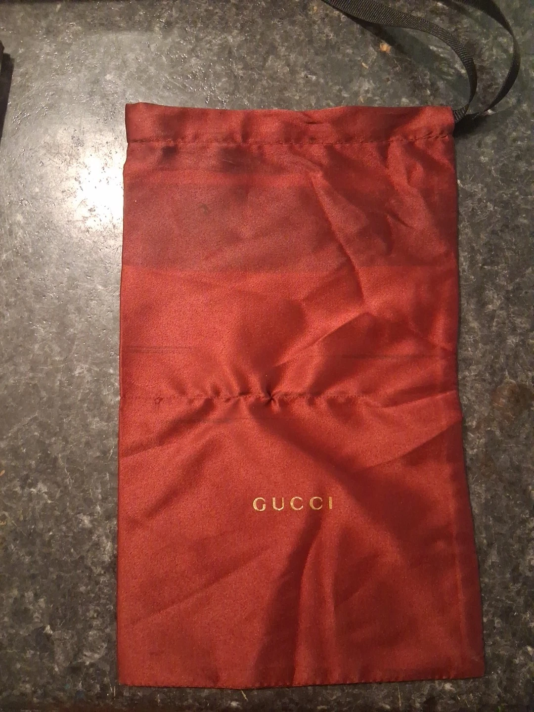 Gucci Sac à Poussière Marron Pochette de Transport pour Lunettes Lunettes Lunettes de Soleil ou Petits Accessoires
