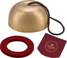 Bronze Singing Bowl with Felt Ring and Cover  Cosmos Series — MADE IN INDIA —