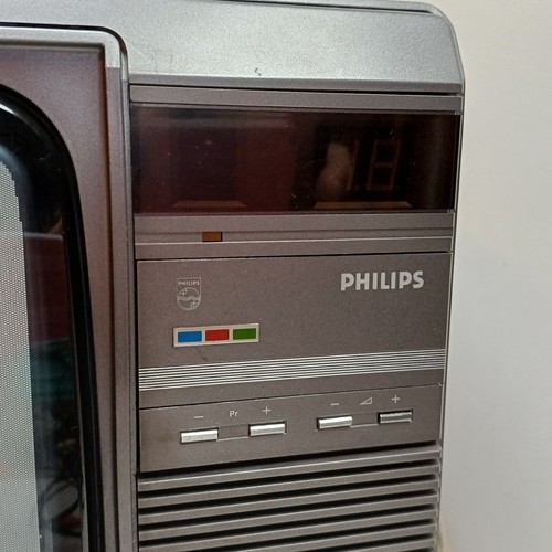 Philips 14CT2206 /20S Vintage Color Television CRT TESTED RF-in ONLY 14" 1985 - Imagen 5 de 24