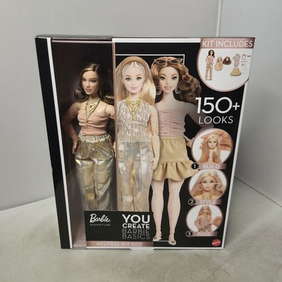 2026 Curvy Barbie Signature You Create Neutral Kit 003 Light Skin